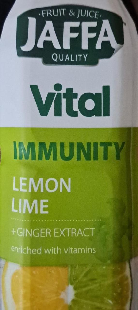 Фото - Напиток Vital Immunity Лимон-Лайм с экстрактом имбиря Jaffa