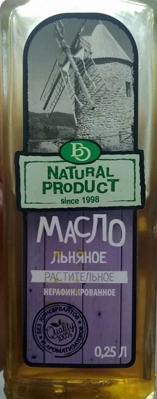 Фото - Масло льняное Natural Product