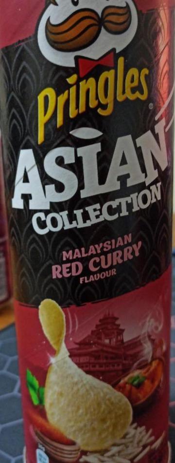 Фото - чипсы со вкусом малазийского красного карри Asian Collection Red curry Pringles