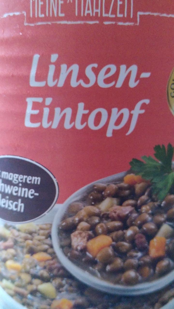 Фото - Linsen - Eintopf консервированный чечевичный суп со свининой Meine mahlzeit