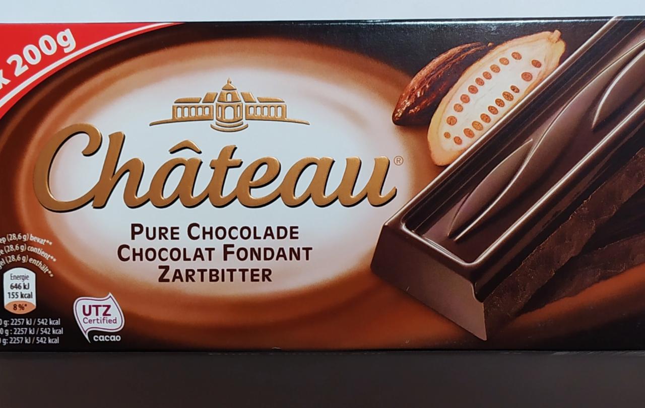 Фото - Бельгийский тёмный шоколад из натуральных какао бобов Chocolate Fondant Château