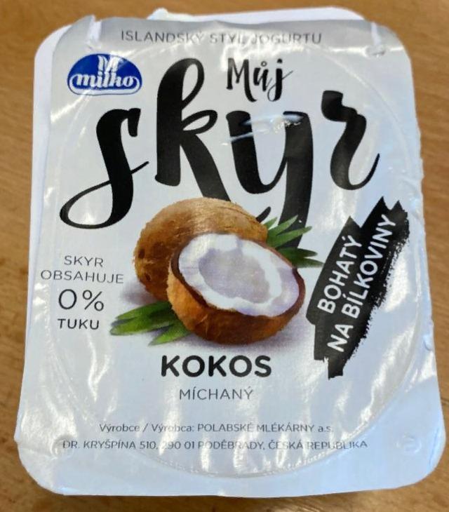 Фото - Můj Skyr kokos 0% tuku Milko