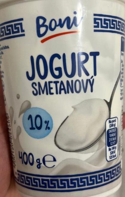 Фото - Йогурт сливочный Jogurty Smetanovy Boni