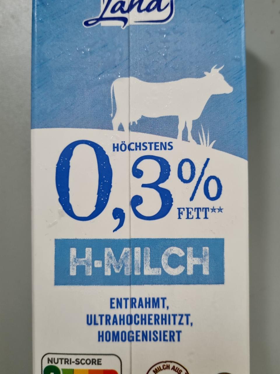 Фото - Молоко 0.3% H-Milch Gutes Land