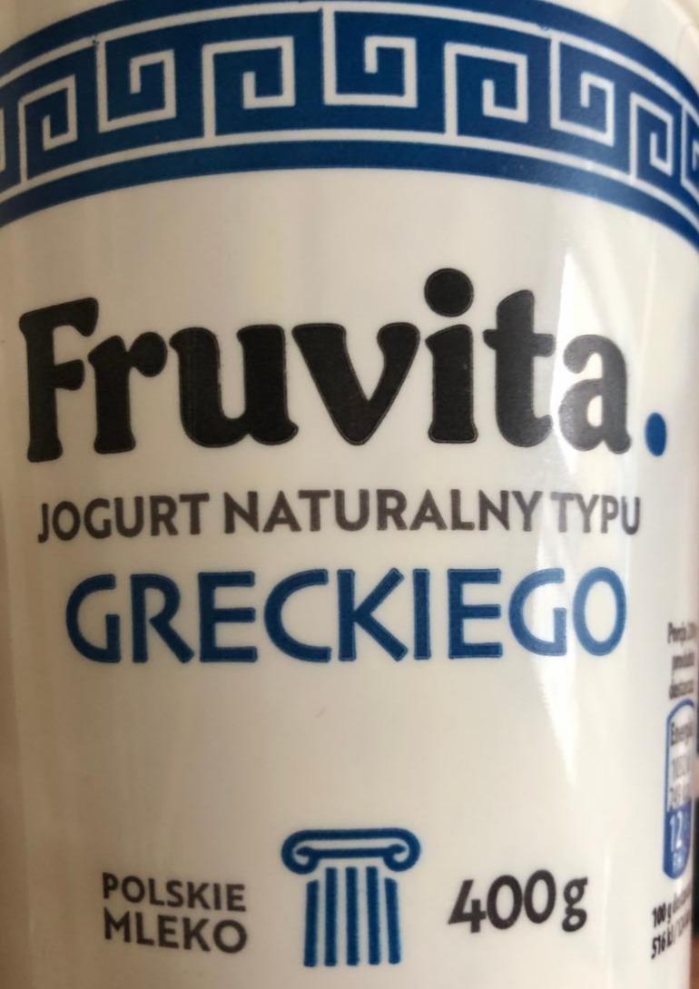 Фото - Йогурт греческий Jogurt Naturalny Typu Greckiego Fruvita