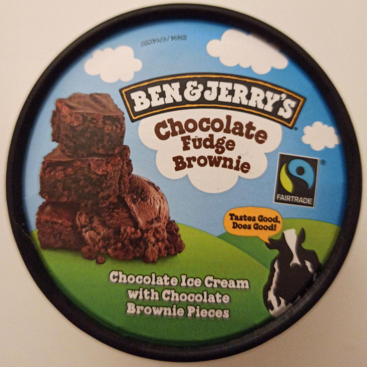 Фото - Мороженое шоколадное с кусочками шоколадного брауни Ben&Jerry's