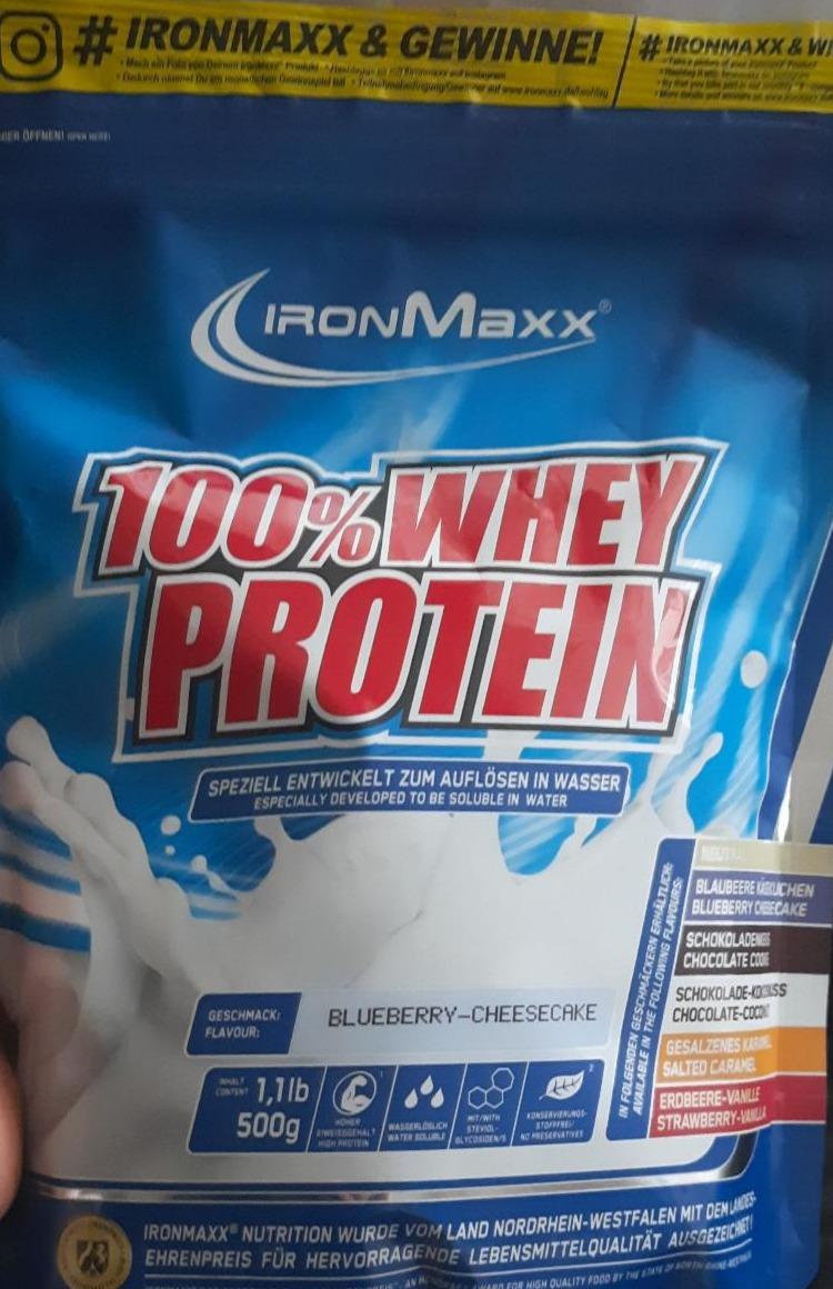 Фото - 100% Whey Protein blueberry-cheesecake IronMaxx