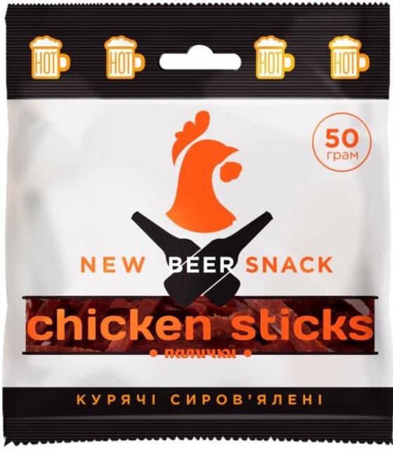 Фото - Мясные палочки куриные Chicken sticks New Beer Snack