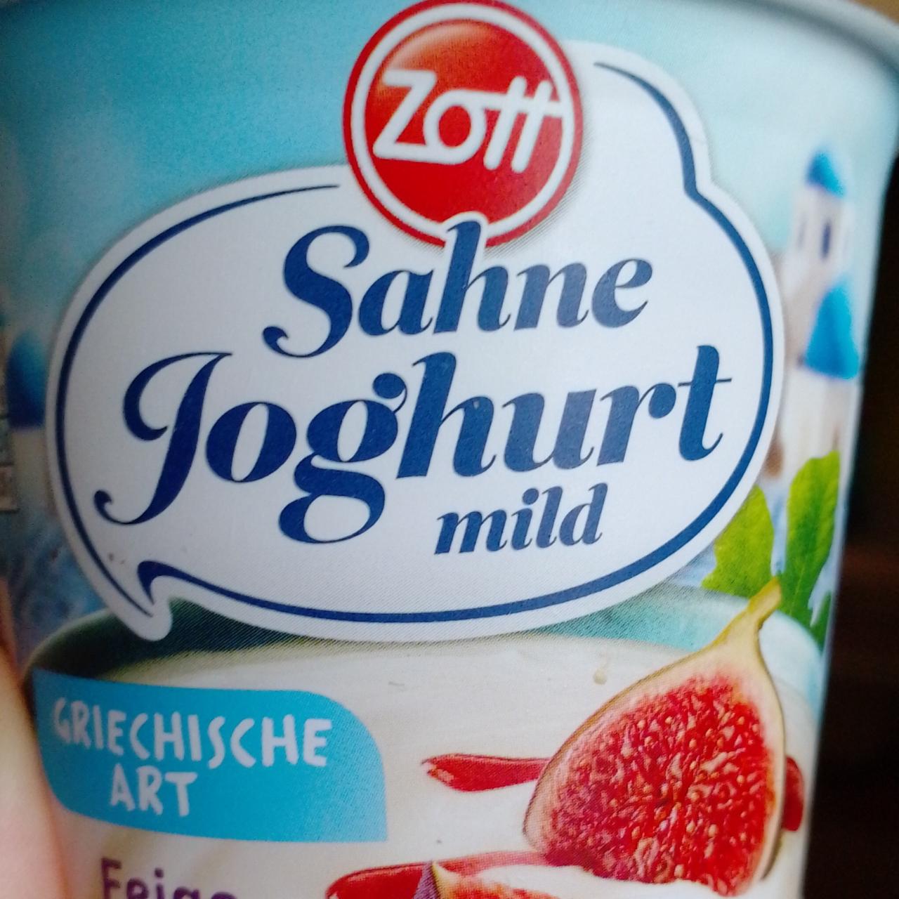 Фото - Sahne Joghurt mild Feige Zott