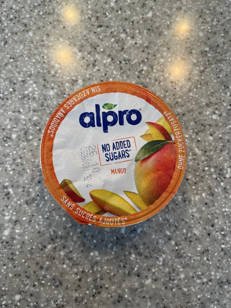 Фото - Йогурт персиковый без сахара Alpro