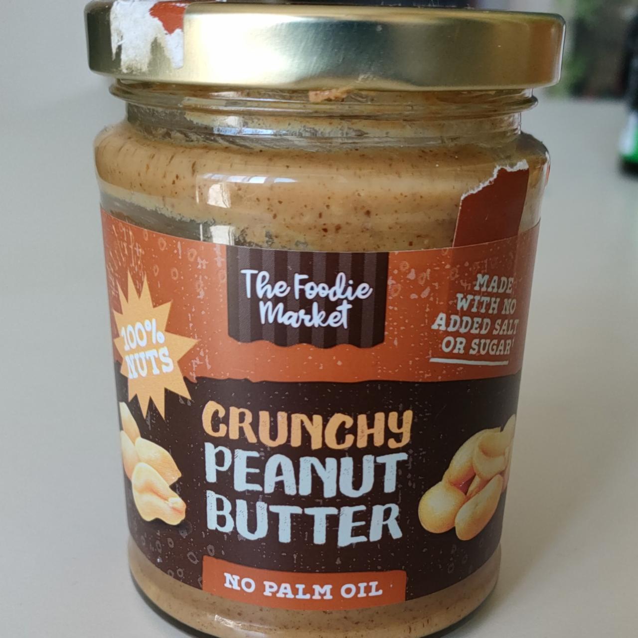 Фото - Паста арахисовая Crunchy Peanut Butter The Foodie Market
