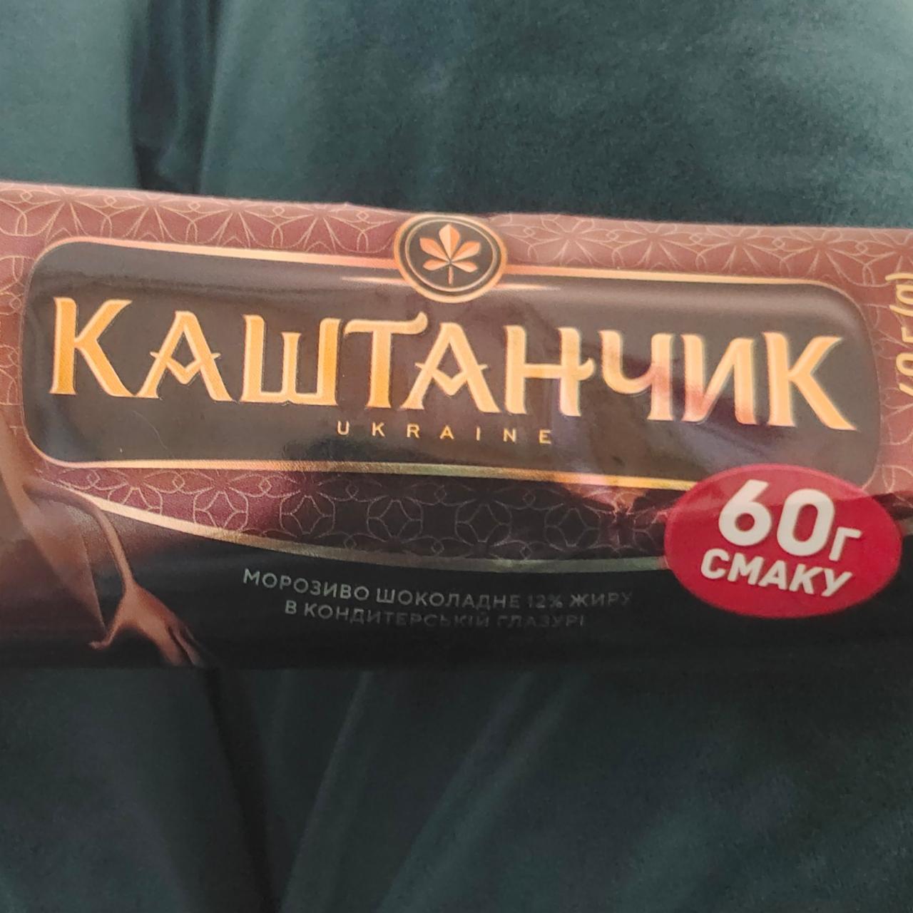 Фото - Мороженое шоколадное 12% в кондитерской глазури Каштанчик Хладик