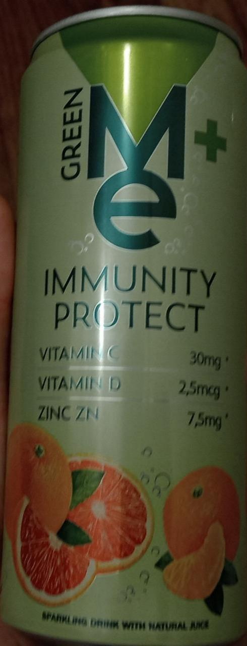 Фото - напиток для поддержания иммунитета с витаминами и минералами апельсиновый Green Me+