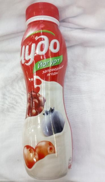 Фото - Питьевой йогурт 'Чудо' заповедные ягоды