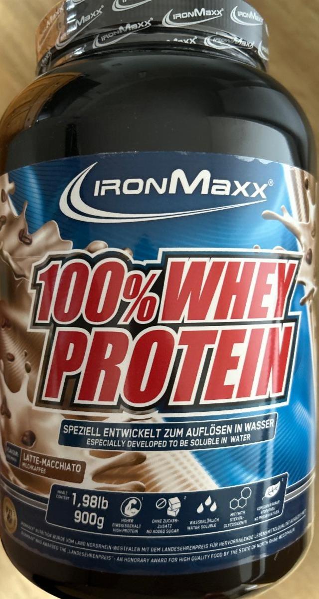 Фото - Протеин латте-макиято Whey Protein IronMaxx Latte-Macchiato