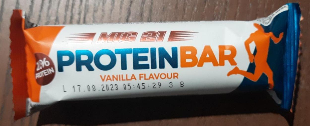 Фото - Батончик протеиновый вкус ваниль Vanilla flavour 20% Mig 21