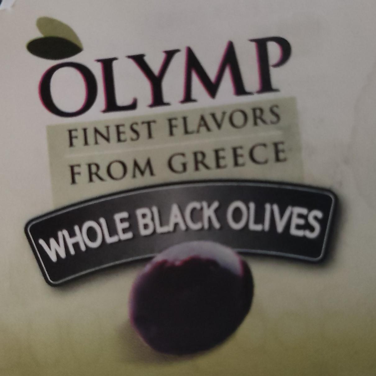 Фото - Оливки черные с косточкой в ​​рассоле Олимп