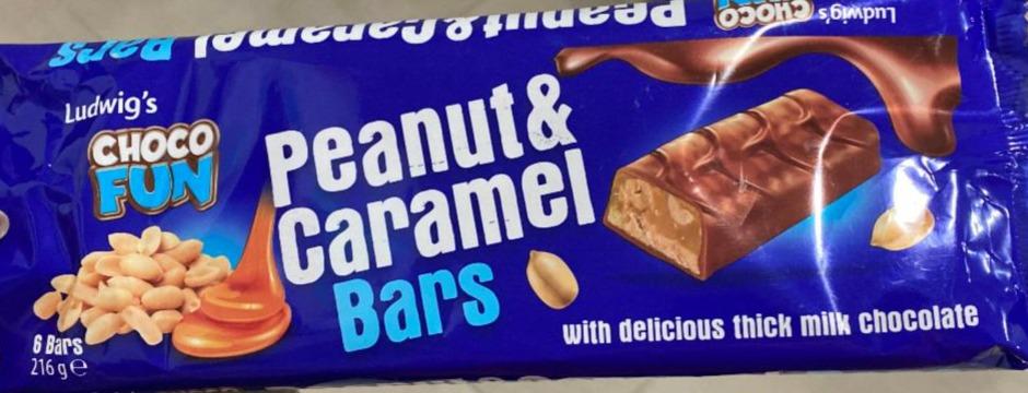 Фото - Батончик с арахисом и карамелью Peanut & Caramel Bars Choco Fun