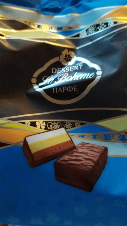 Фото - конфеты сбивные глазированные Парфе La Boheme