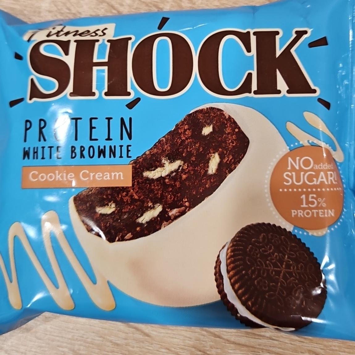 Фото - Protein white browne cookie cream FitnesShock