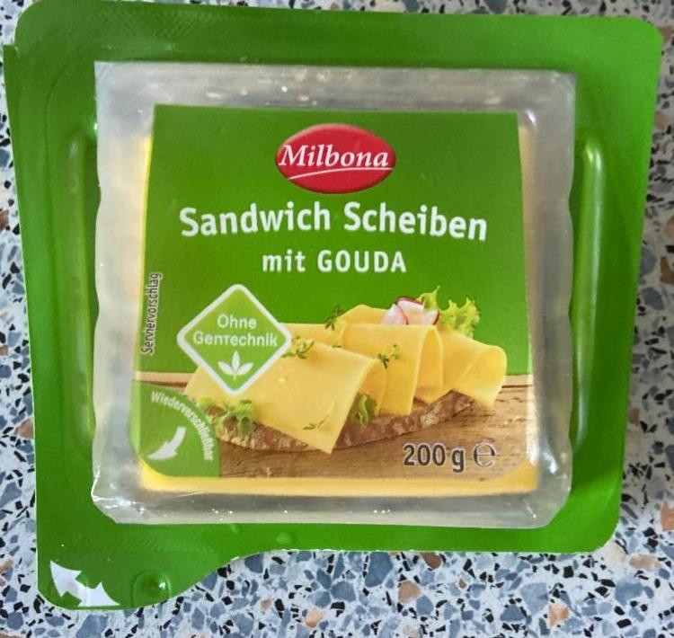 Фото - Sandwich Scheiben mit Gouda Milbona