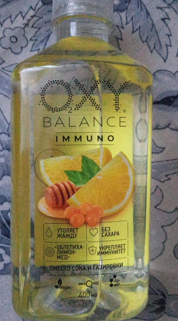 Фото - Напиток Immuno облепиха, лимон, мёд Oxy Balance