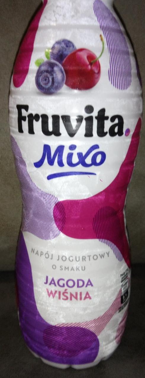 Фото - Питьевой йогурт со вкусом ягода – вишня Fruvita Mixo