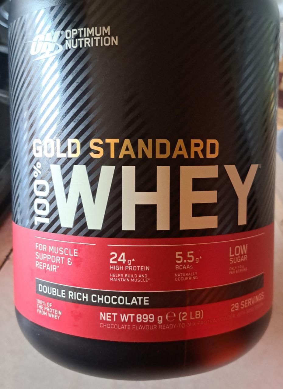 Фото - Gold standard 100% Whey Double rich chocolate Optimum Nutrition