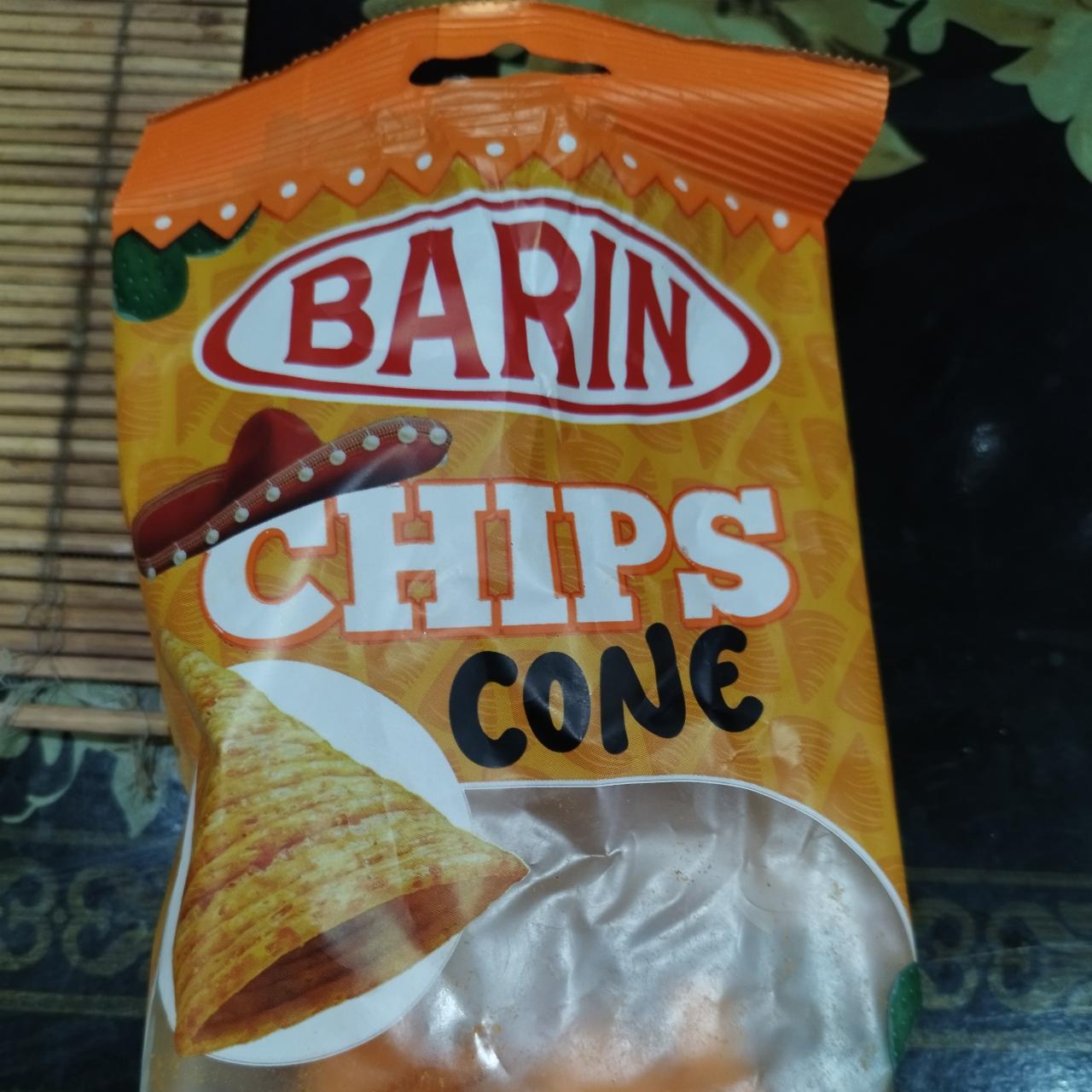 Фото - чипсы рожки кукурузные Chips cone Barin