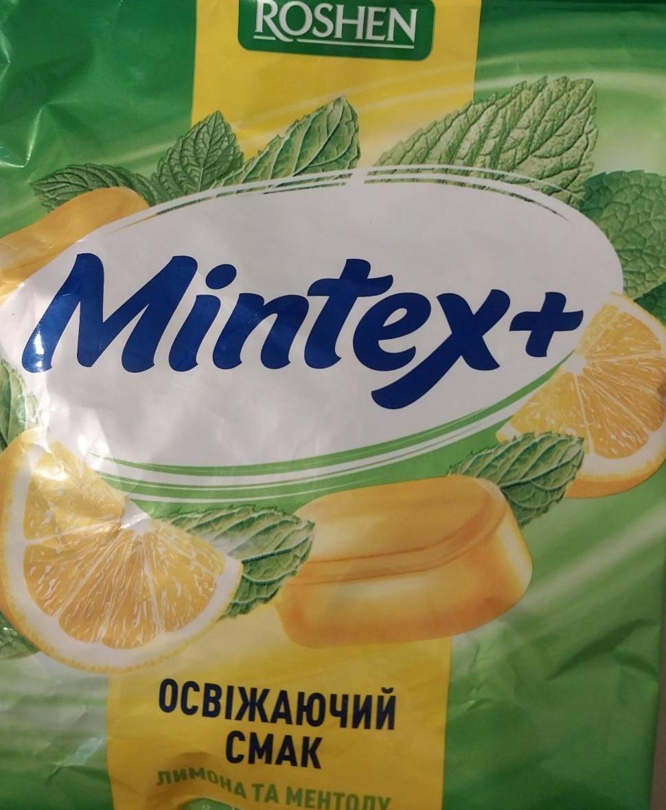 Фото - Конфеты Карамель леденцовая со вкусом лимона и ментола Mintex mintex+lemon Roshen