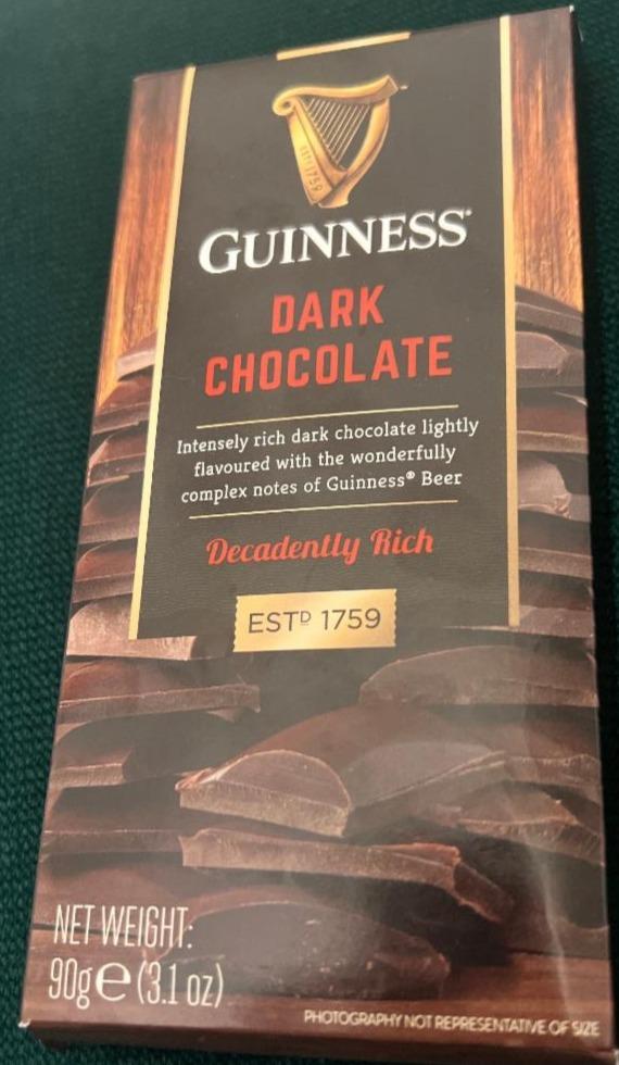 Фото - Шоколад черный Dark Chocolate Guinness