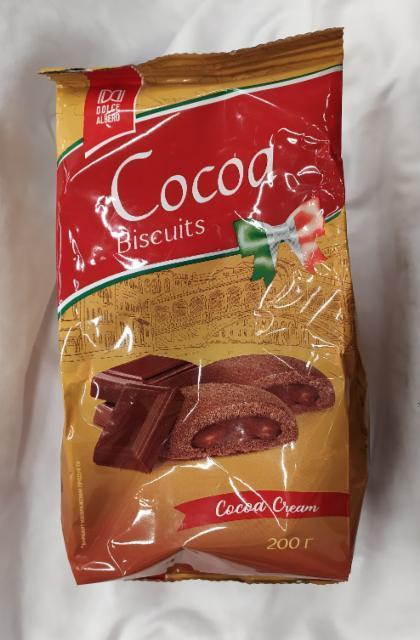 Фото - Сдобное печенье Dolce Albero с какао и кремовой начинкой