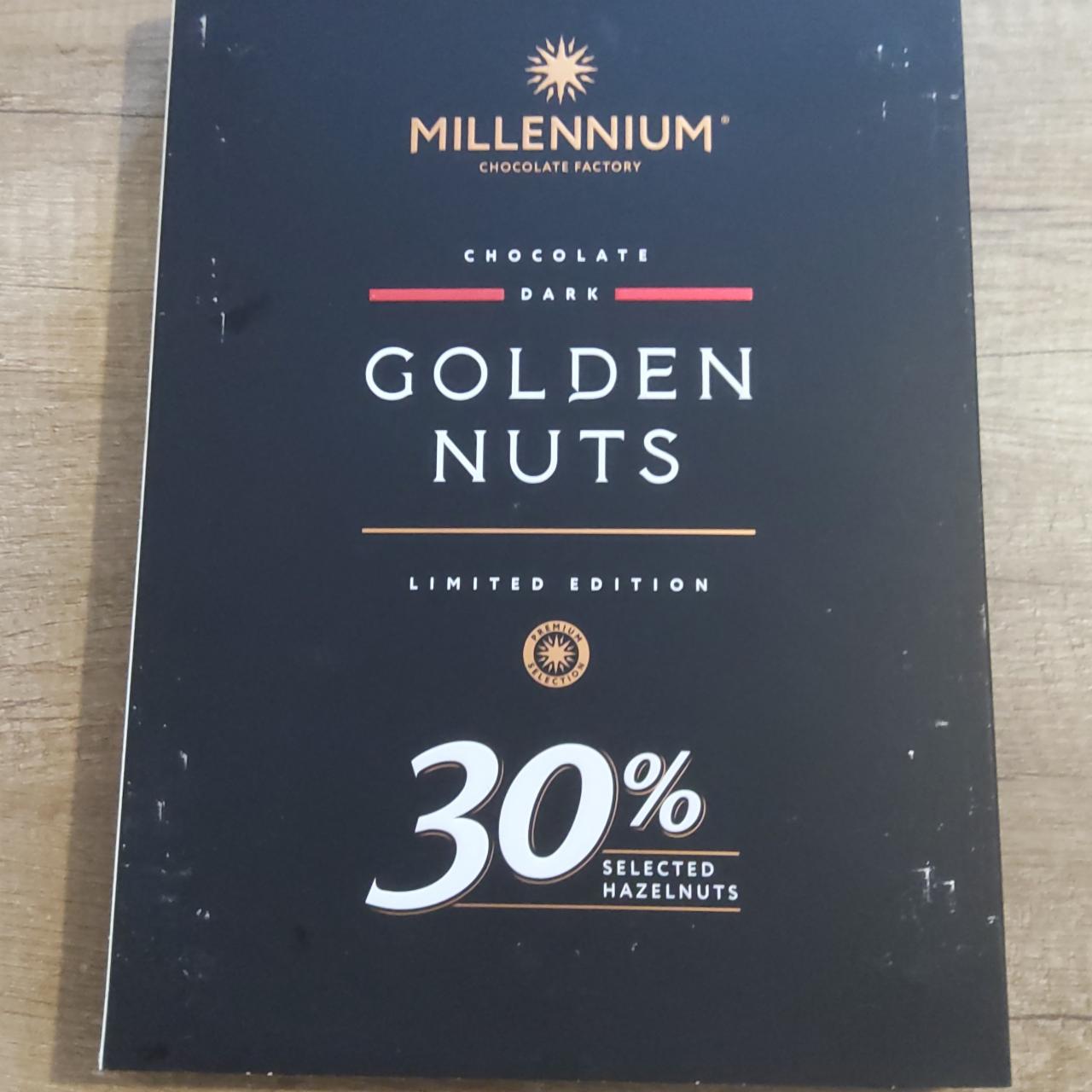 Фото - Шоколад черный с целым фундуком Golden Nuts Millennium
