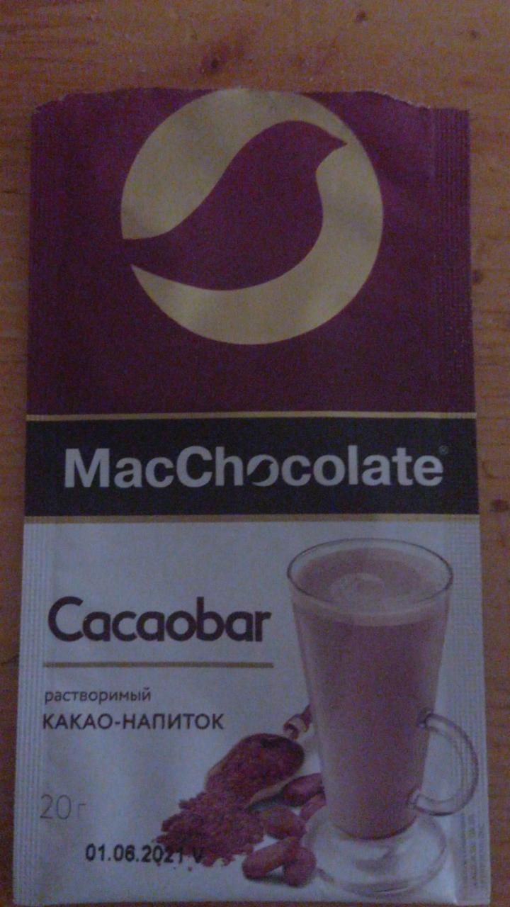 Фото - Cacaobar растворимый какао-напиток MacChocolate