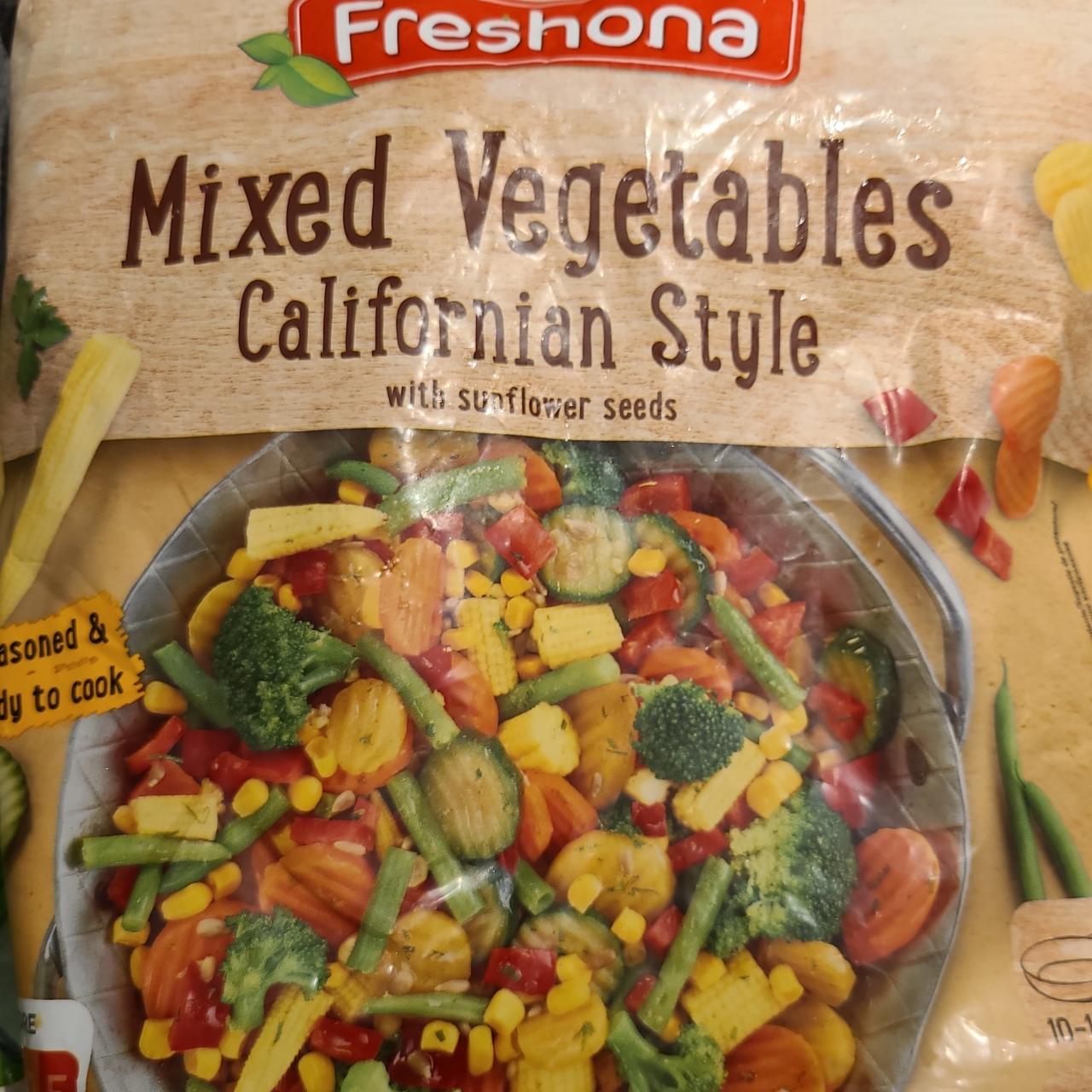 Фото - Смесь овощей Mixed vegetables californian style Freshona
