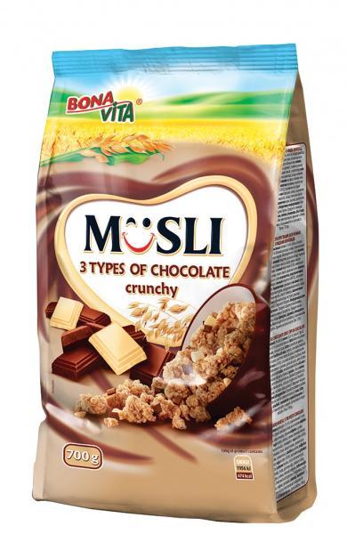 Фото - Мюсли три вида шоколада Bona vita