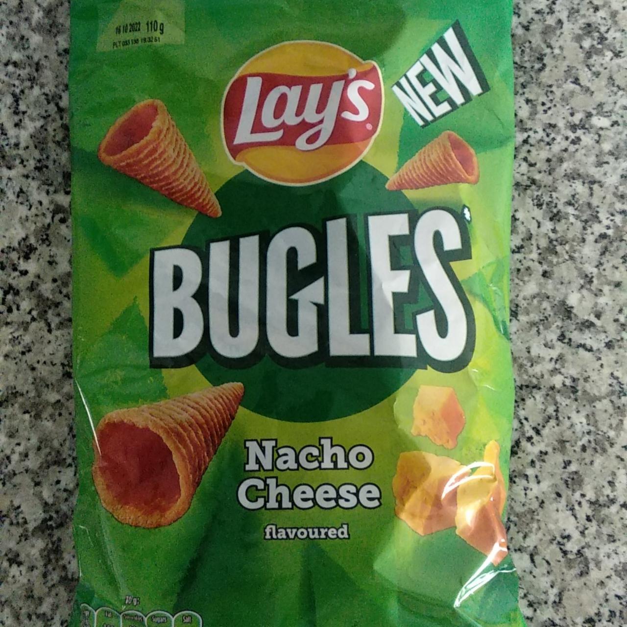 Фото - Снеки кукурузные со вкусом сыра Bugles Nacho Cheese Lay's