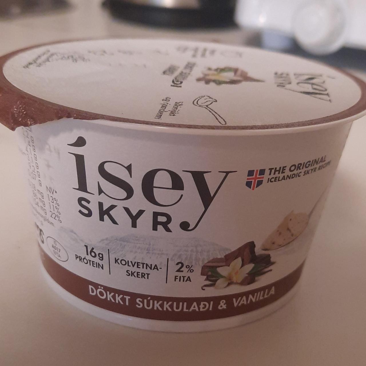 Фото - исландский йогурт skyr ваниль с шоколадом Isey