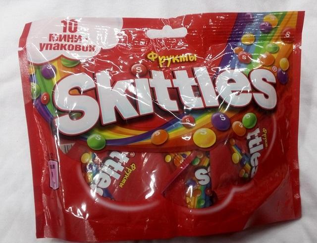 Фото - Драже Skittles 10 мини-упаковок.