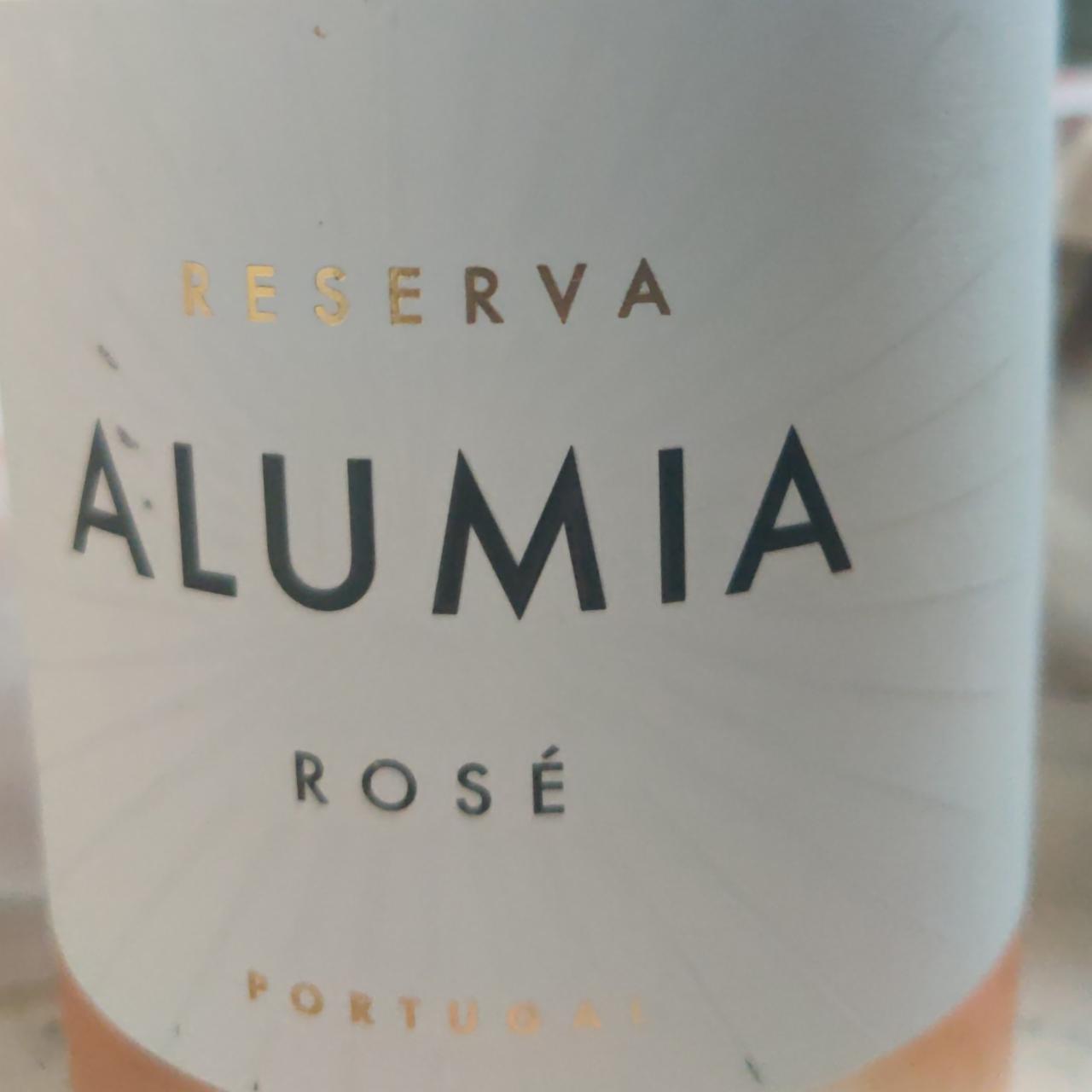 Фото - Вино розовое полусухое Alumia Reserva
