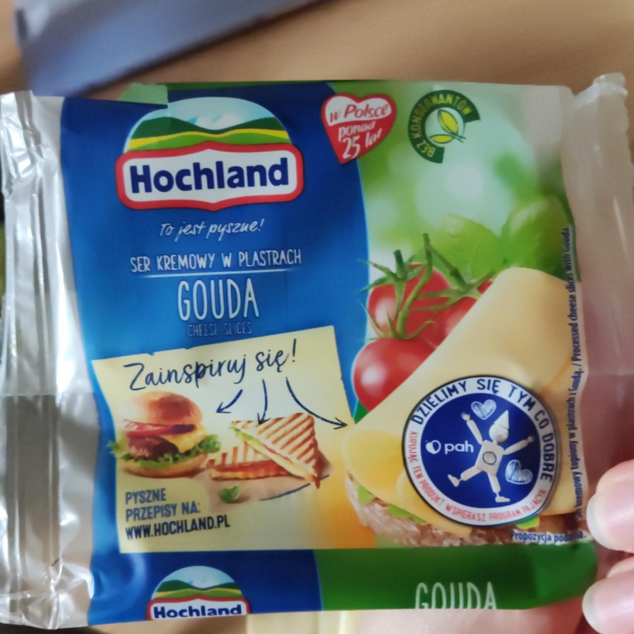 Фото - сыр плавленный с Гаудой (пластинки) Hochland