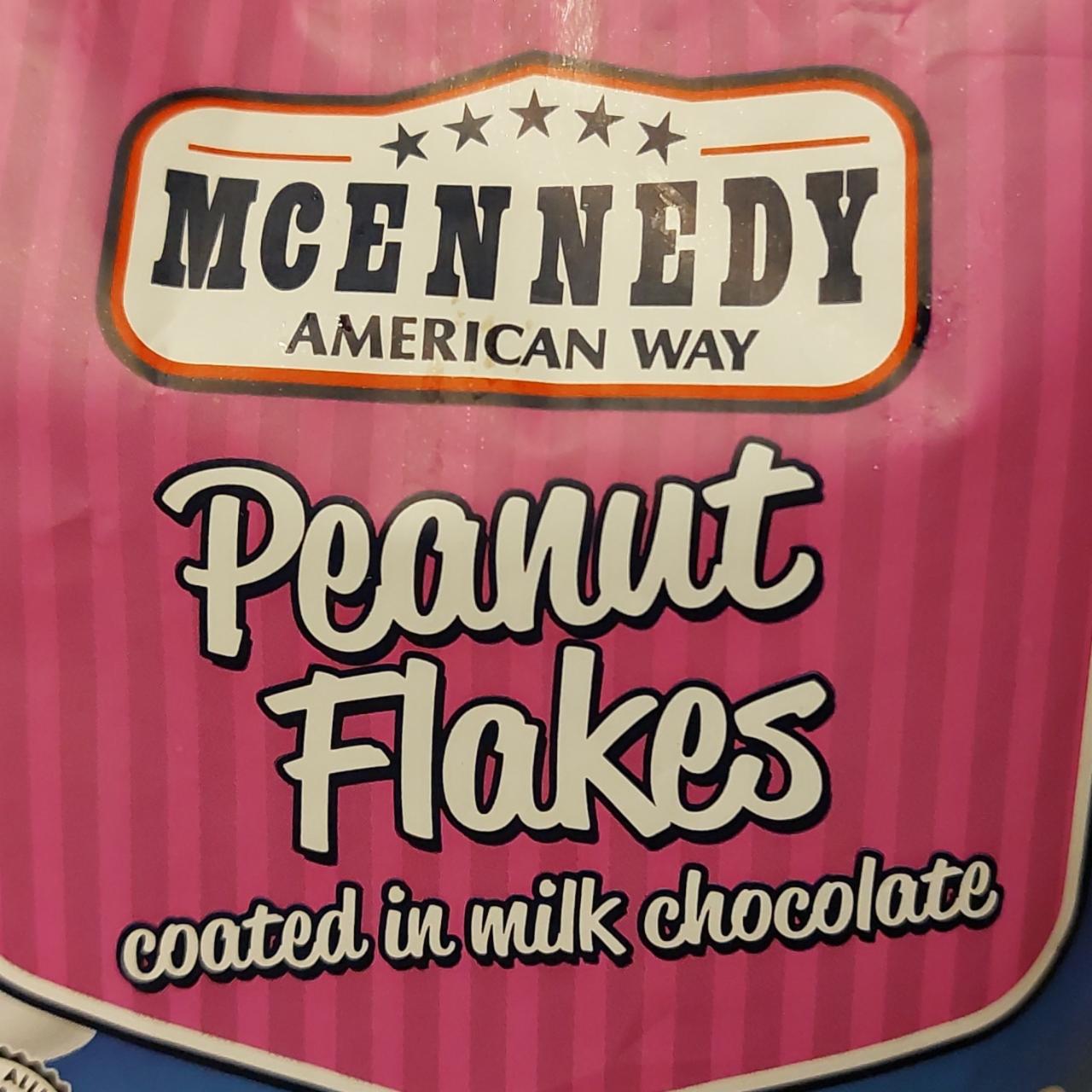Фото - Peanut flakes in milk chocolate McEnnedy American Way