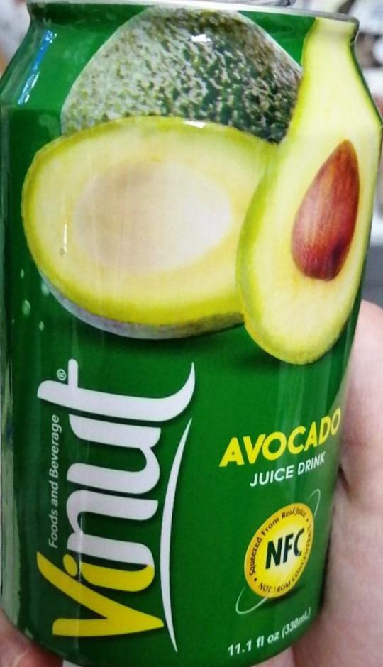 Фото - Напиток с добавлением сока авокадо avocado Juice drink Vinut