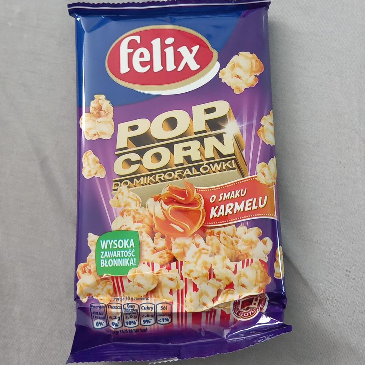 Фото - Попкорн со вкусом карамели для микроволновки Felix