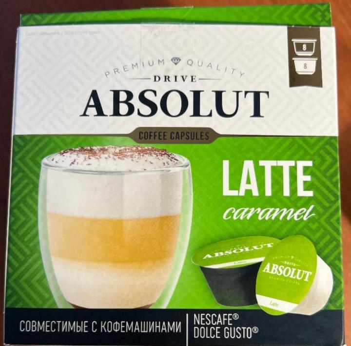 Фото - Кофе в капсулах latte caramel латте карамель Absolut drive