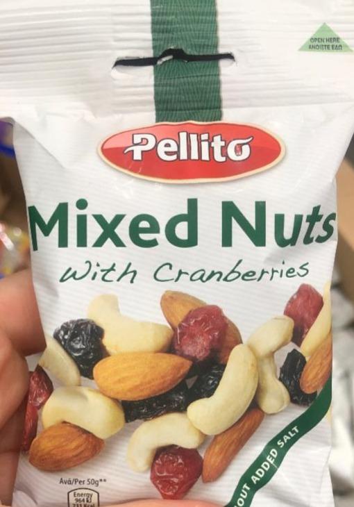 Фото - Микс ореховый с клюквой Mixed Nuts With Cranberries Pellito
