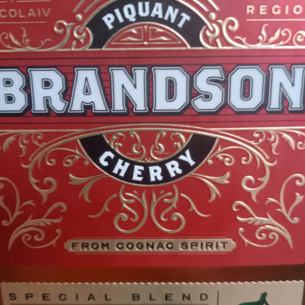 Фото - Напиток алкогольный 30% Cherry Brandson