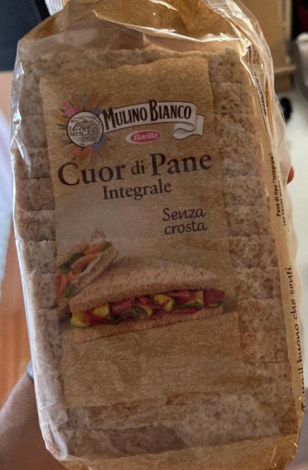 Фото - тостовый хлеб цельнозерновой Cuor di Pane mulino Bianco Barilla