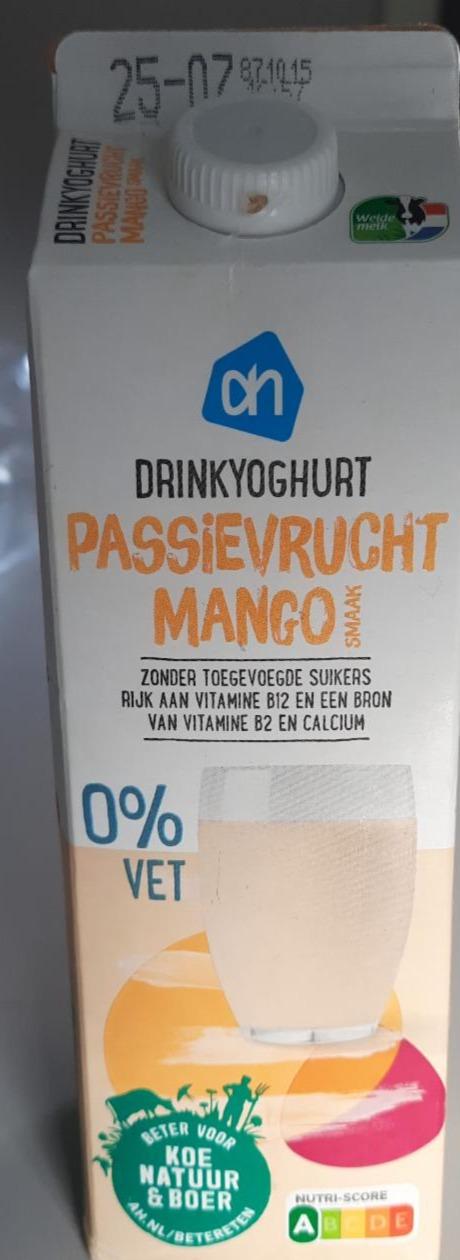 Фото - йогурт питьевой манго AH