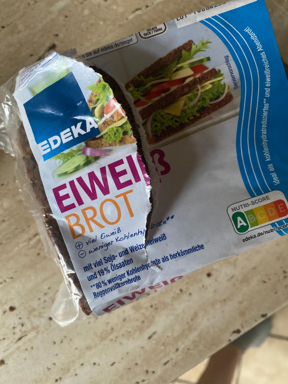 Фото - хлеб ржаной для сендвичей Edeka
